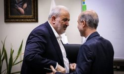 استقبال محرابیان از وزیر نیروی دولت چهاردهم